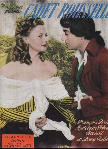 ROMAN FILM VEDETTE magazine side cover Issue 3 July 1959