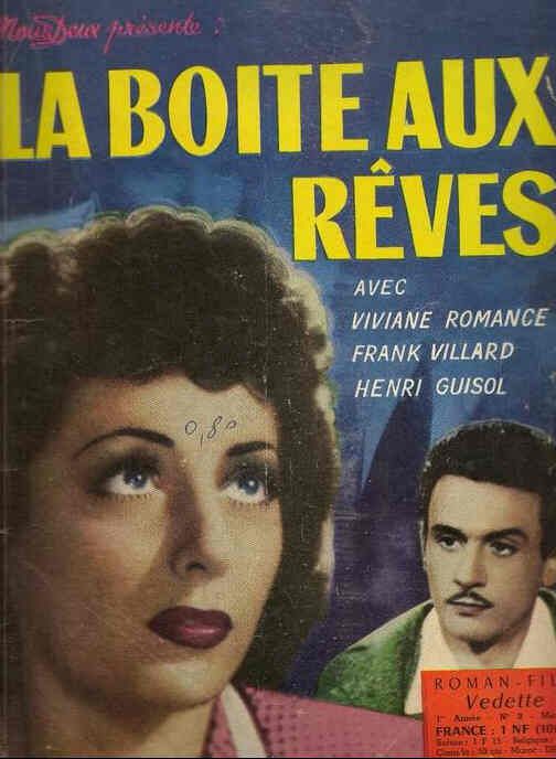 ROMAN FILM VEDETTE magazine side cover Issue 9 January 1960