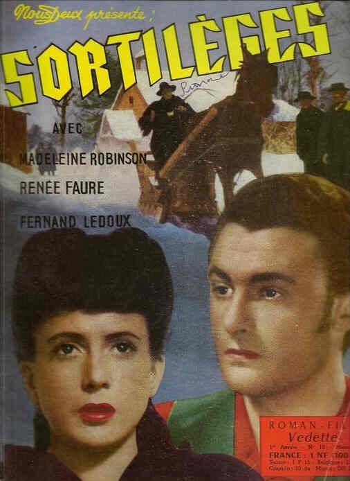 ROMAN FILM VEDETTE magazine side cover Issue 10 February 1960