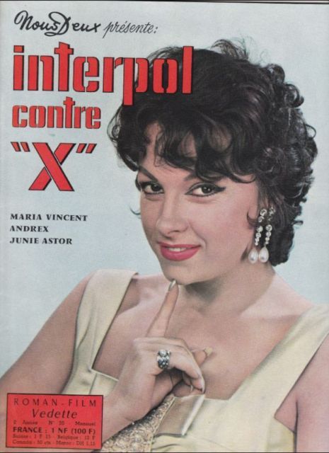 ROMAN FILM VEDETTE magazine side cover Issue 20 January 1961