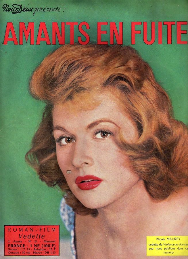 ROMAN FILM VEDETTE magazine side cover Issue 21 February 1961