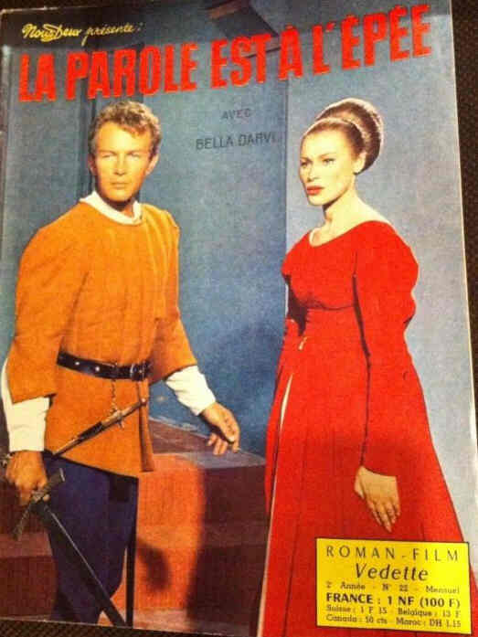 ROMAN FILM VEDETTE magazine side cover Issue 22 March 1961