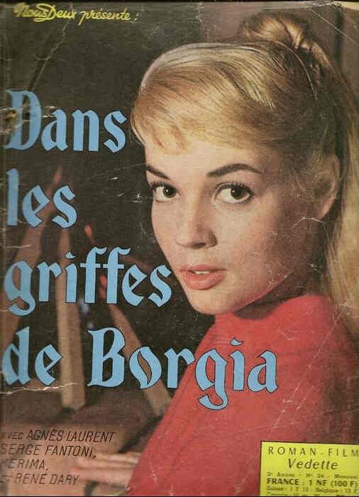 ROMAN FILM VEDETTE magazine side cover Issue 24 May 1961