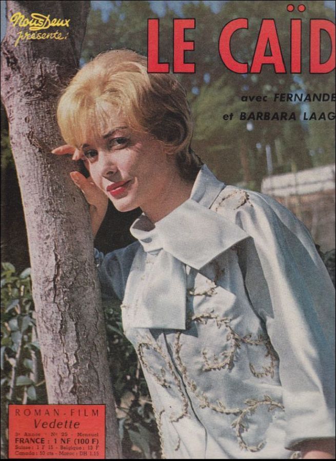 ROMAN FILM VEDETTE magazine side cover Issue 25 June 1961