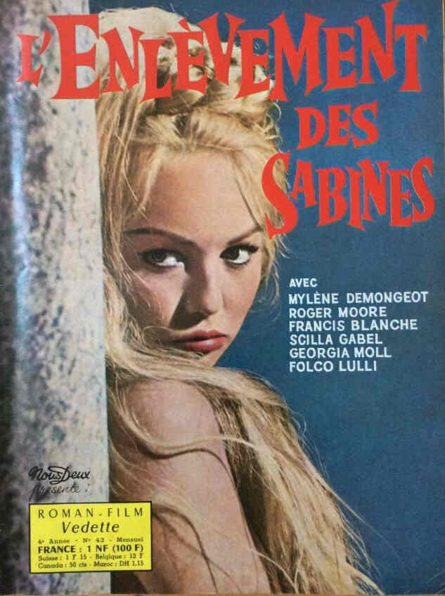 ROMAN FILM VEDETTE magazine side cover Issue 43 December 1962