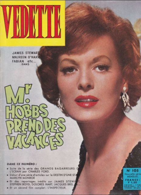 VEDETTE magazine side cover Issue 105  1963