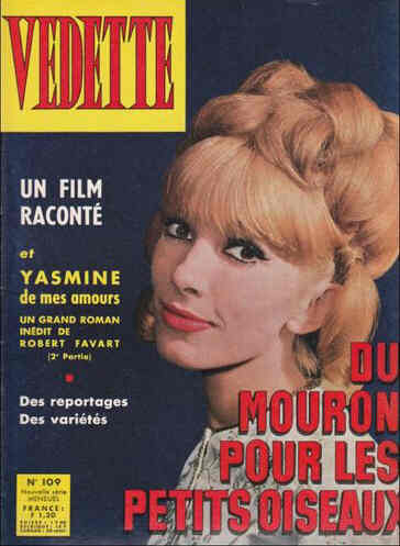 VEDETTE magazine side cover Issue 109 January 1964