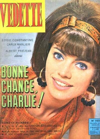 VEDETTE magazine side cover Issue 102 1 January 1963