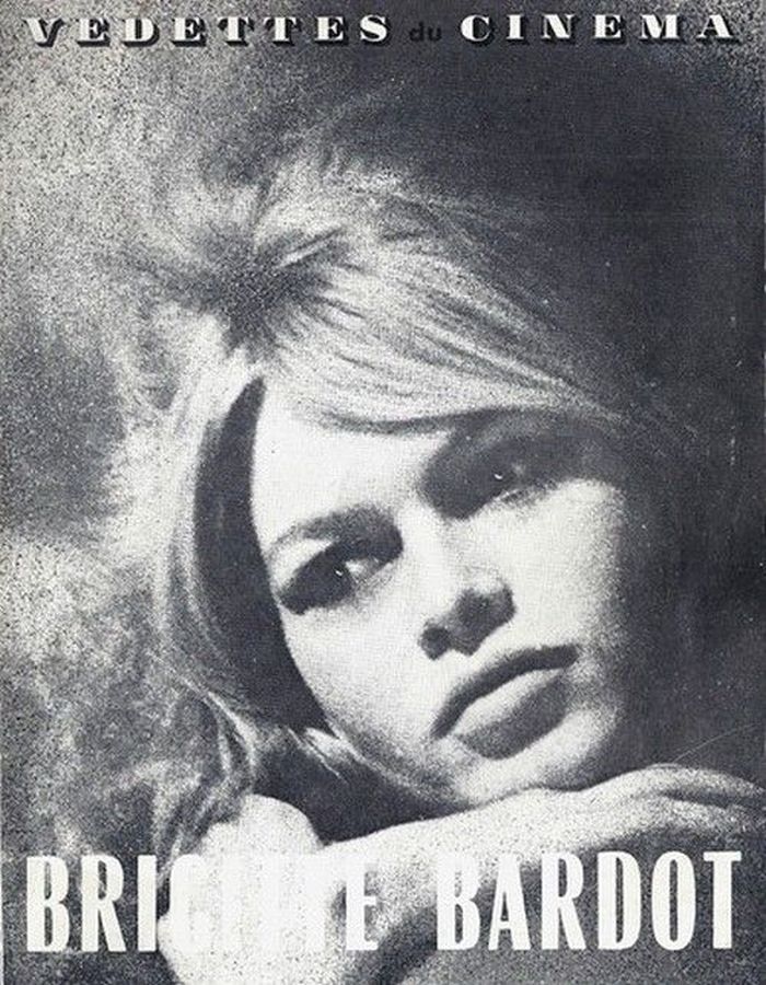 VEDETTES DU CINEMA magazine side cover Issue 1   1962