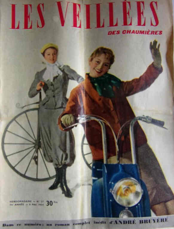 VEILLEES | LES magazine side cover Issue 27 8 May 1954