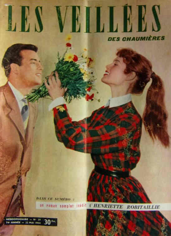 VEILLEES | LES magazine side cover Issue 29 22 May 1954