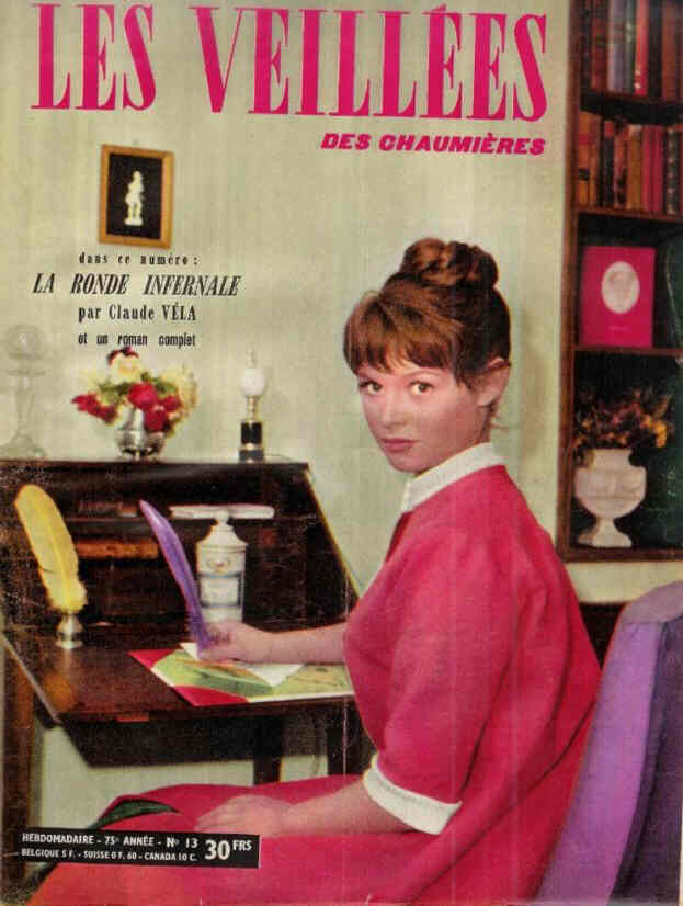 VEILLEES | LES magazine side cover Issue 13  December 1954