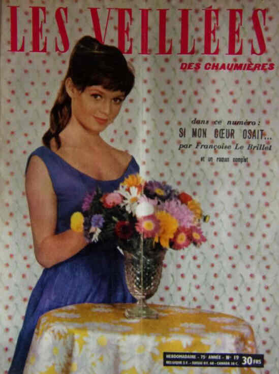 VEILLEES | LES magazine side cover Issue 19  January 1955