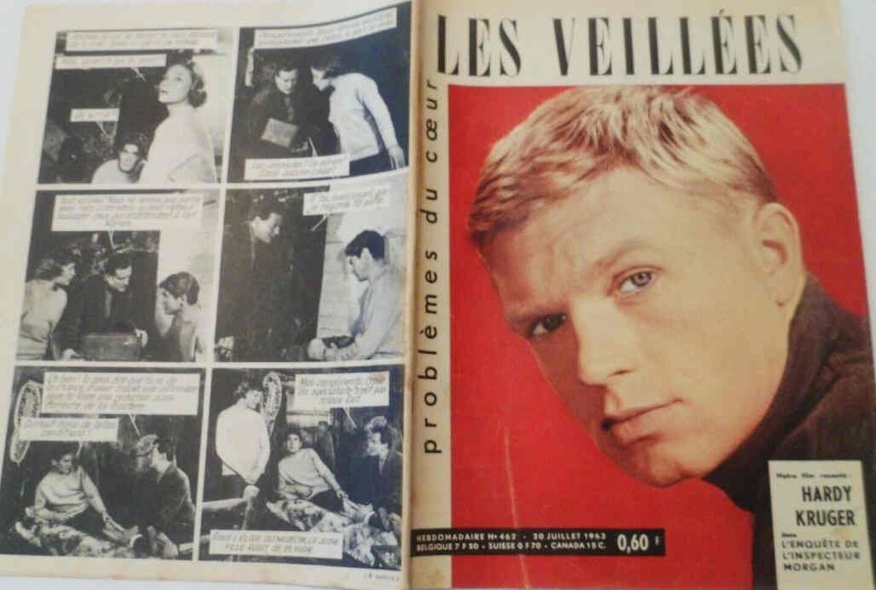 VEILLEES | LES magazine side cover Issue 462 20 July 1963