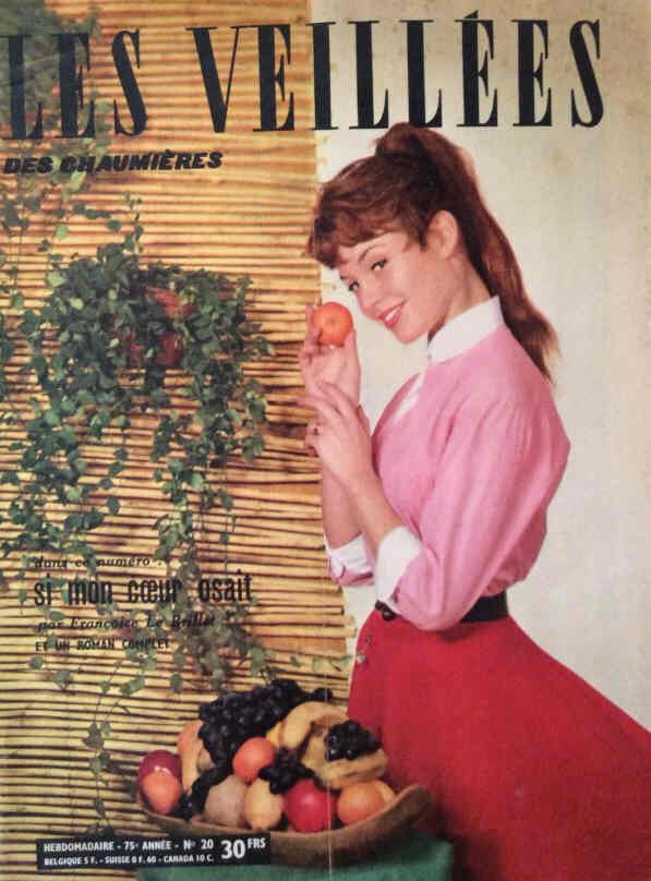 VEILLEES | LES magazine side cover Issue 20  January 1955