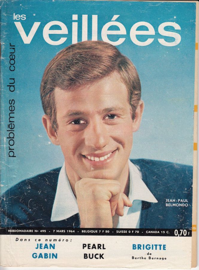 VEILLEES | LES magazine side cover Issue 495 7 March 1964