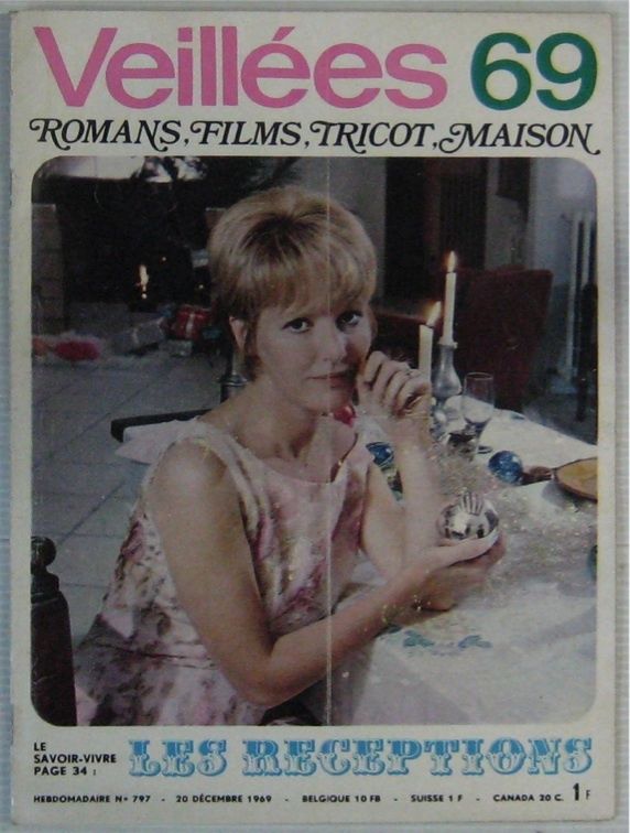 VEILLEES | LES magazine side cover Issue 797 20 December 1969