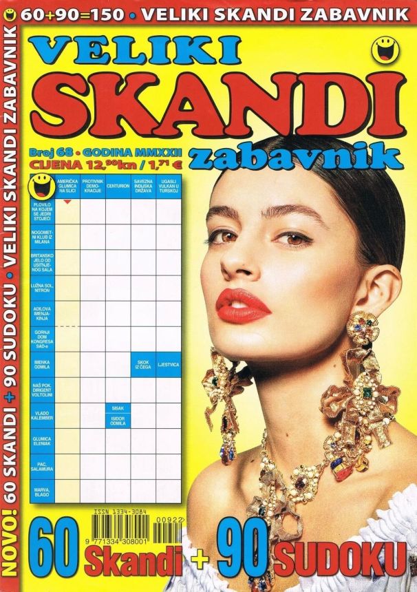 VELIKI SKANDI ZABAVNIK magazine side cover Issue 68   2022