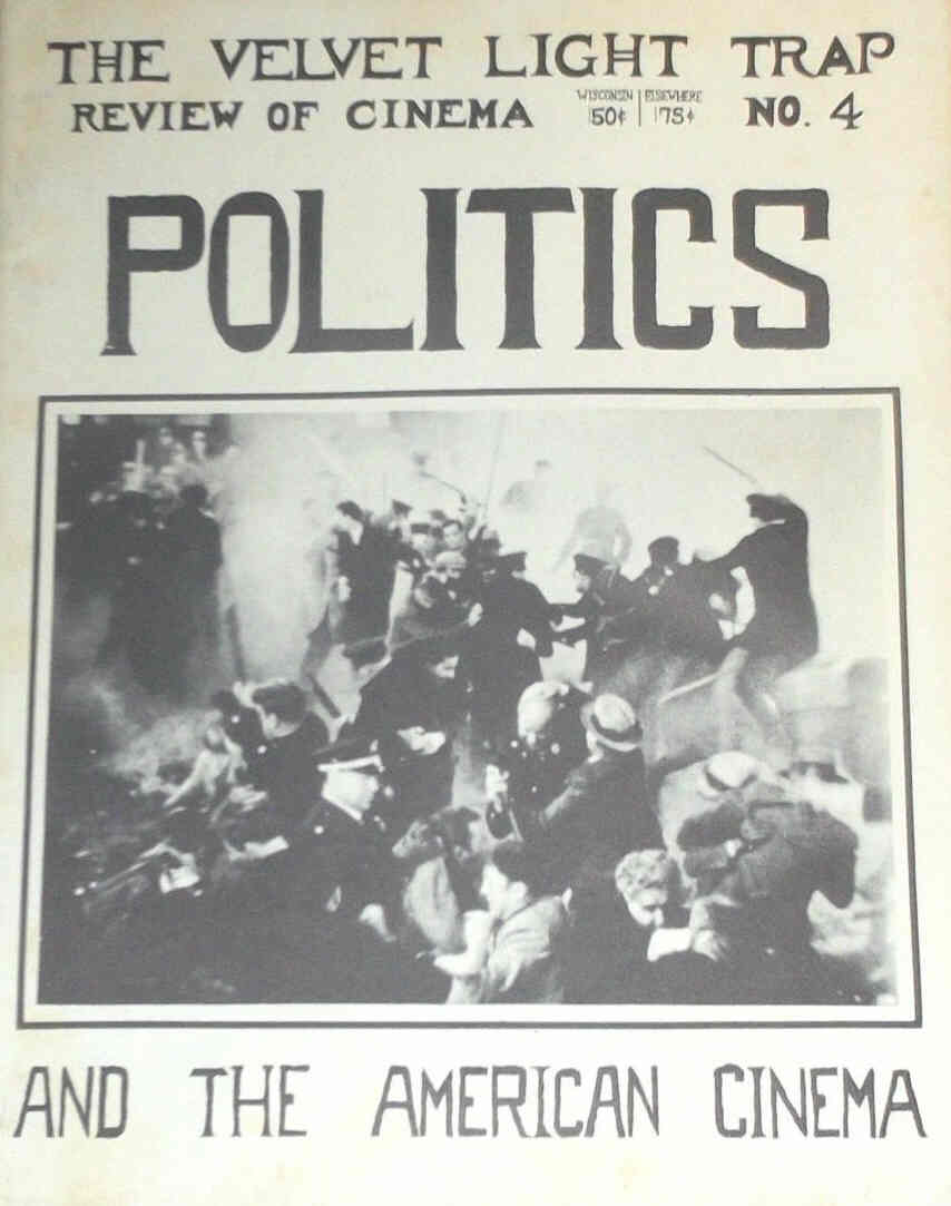 VELVET LIGHT TRAP magazine side cover Issue 4 Spring 1972