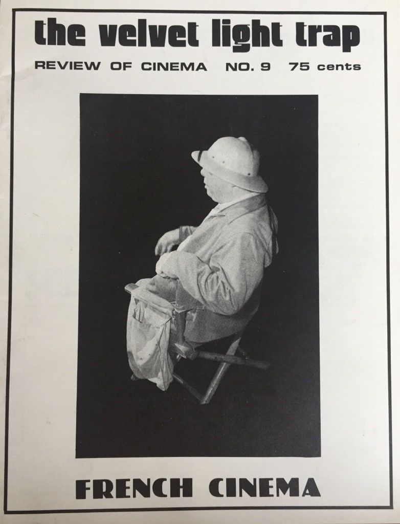 VELVET LIGHT TRAP magazine side cover Issue 9 Summer 1973