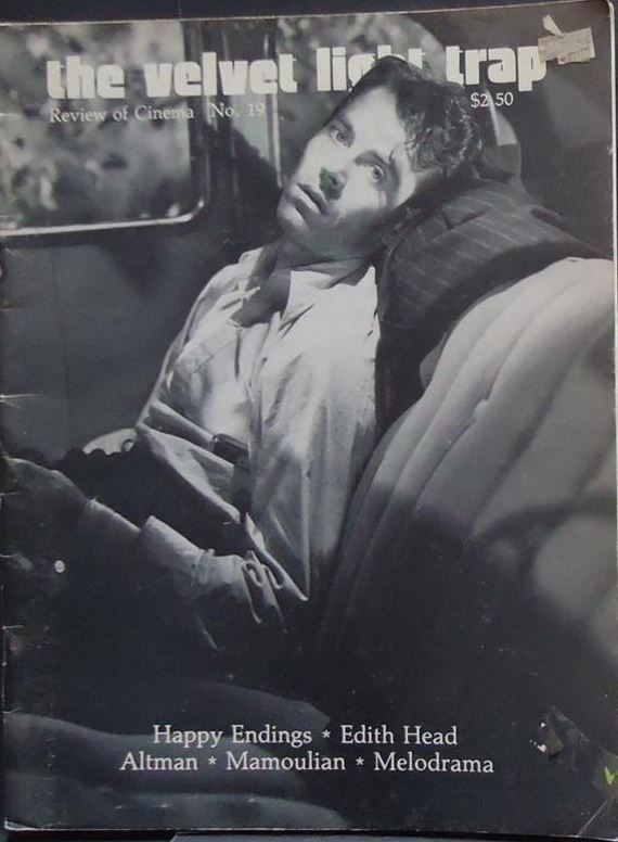 VELVET LIGHT TRAP magazine side cover Issue 19 Winter 1982