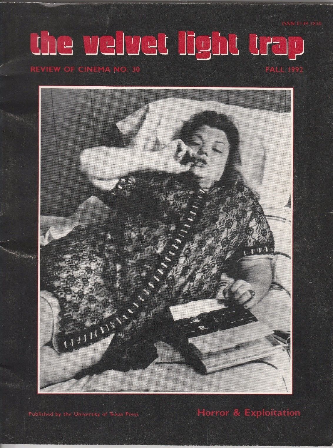 VELVET LIGHT TRAP magazine side cover Issue 30 Fall 1992