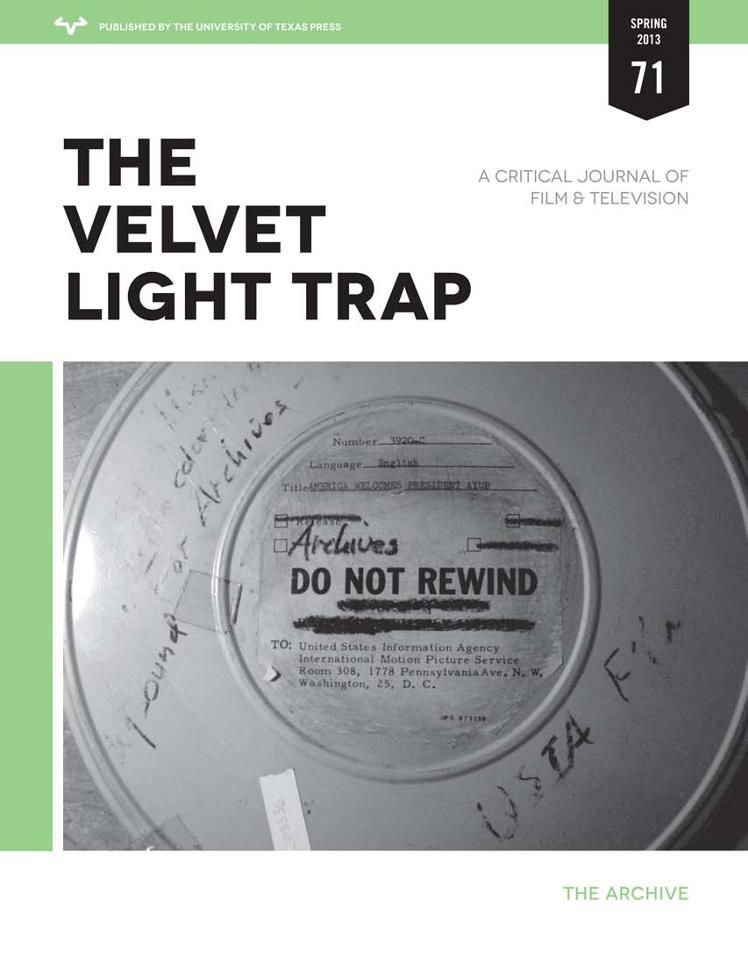 VELVET LIGHT TRAP magazine side cover Issue 71 Spring 2013