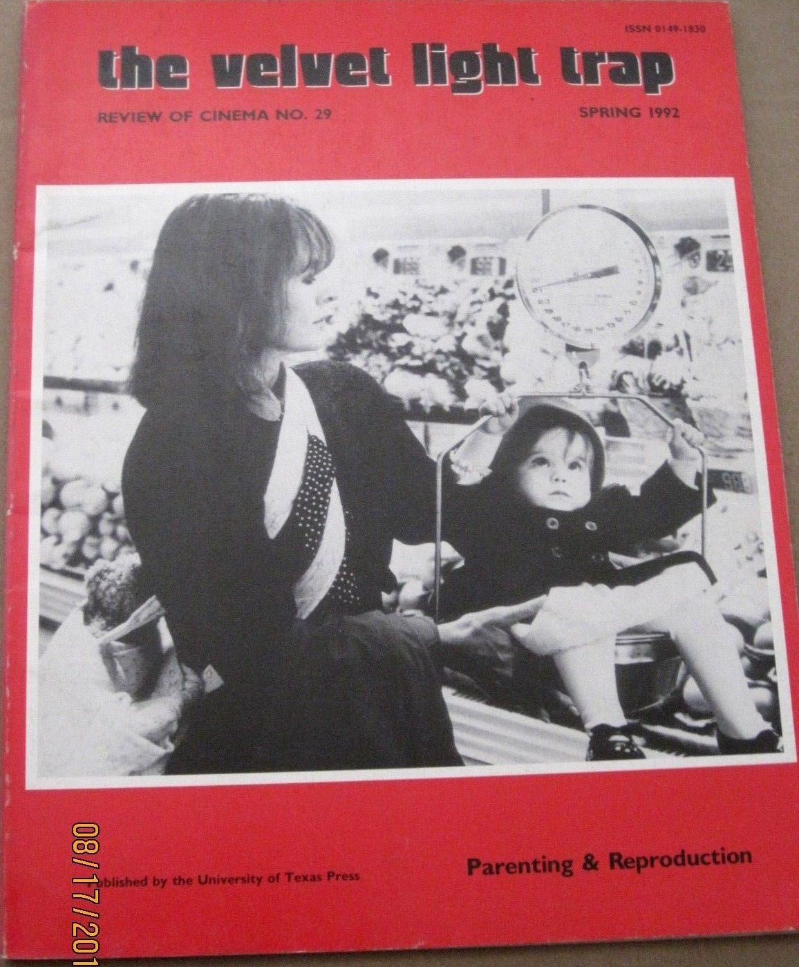 VELVET LIGHT TRAP magazine side cover Issue 29 Spring 1992