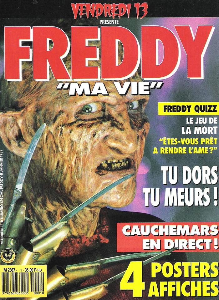 VENDREDI 13 magazine side cover  Special January 1989