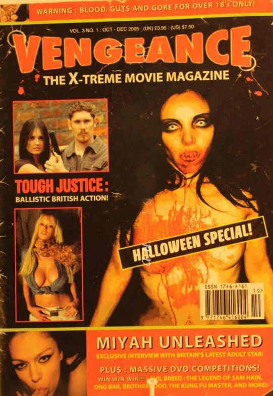 VENGEANCE magazine side cover Issue 8 Vol 3 # 1 October/December 2005