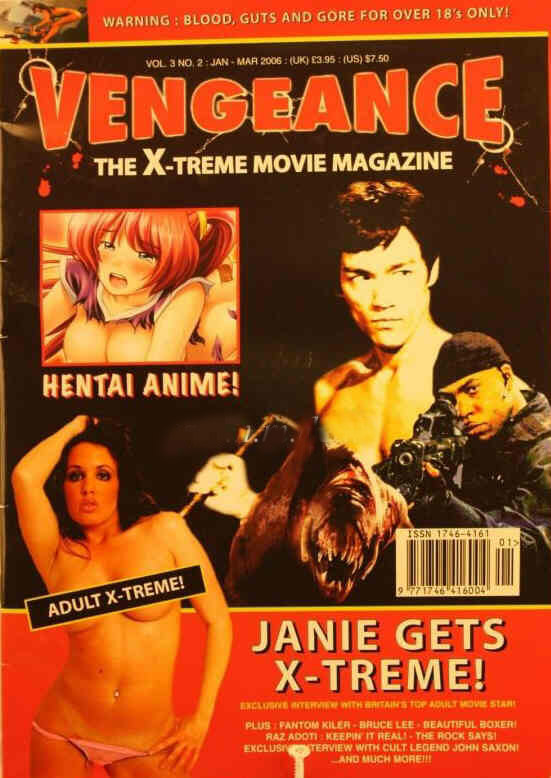 VENGEANCE magazine side cover Issue 9 Vol 3 # 2 January/March 2006