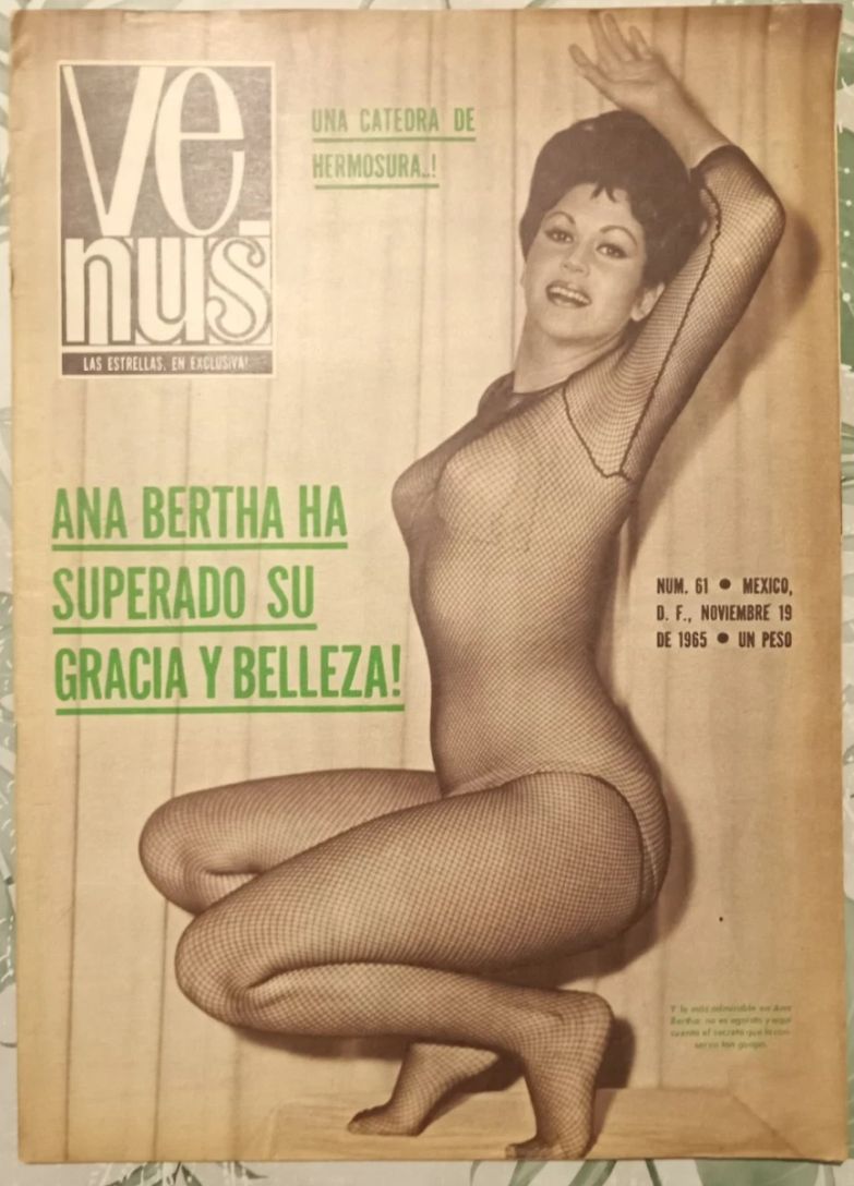 VENUS (Mexico) magazine side cover Issue 61 19 November 1965