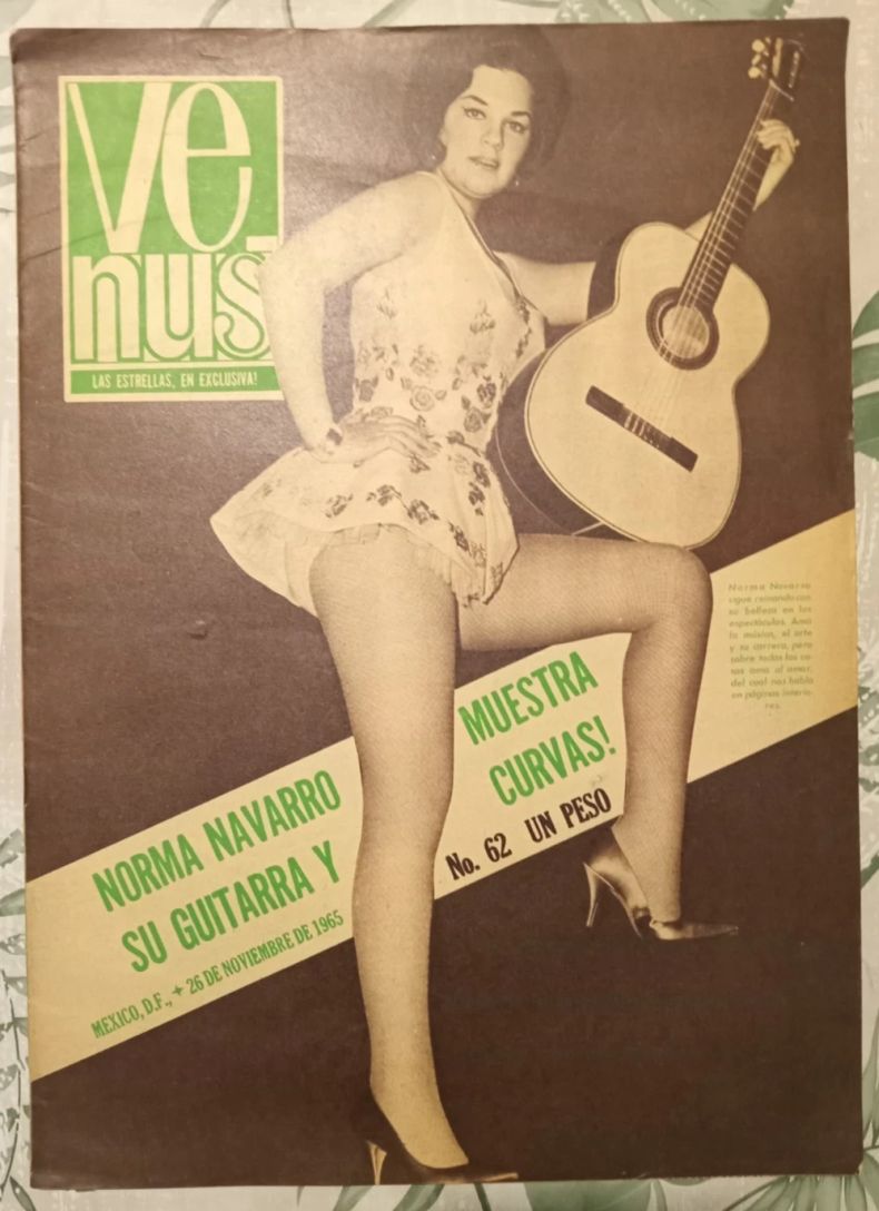 VENUS (Mexico) magazine side cover Issue 62 26 November 1965
