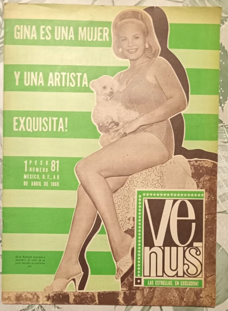 VENUS (Mexico) magazine side cover Issue 81 8 April 1966