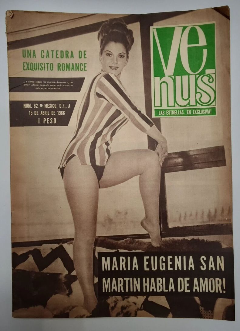 VENUS (Mexico) magazine side cover Issue 82 15 April 1966