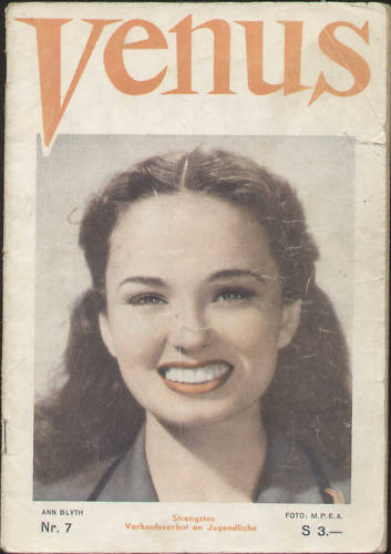 VENUS magazine side cover Issue 7  