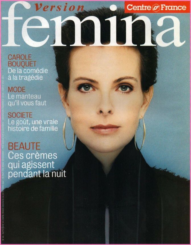 VERSION FEMINA magazine side cover Issue 29 20 October 2002
