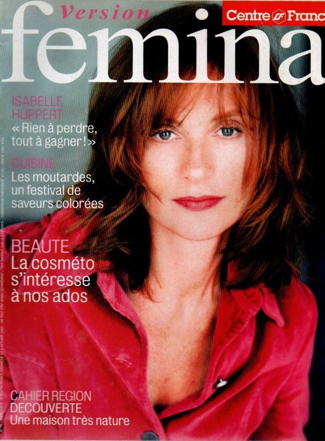 VERSION FEMINA magazine side cover Issue 79 5 October 2003