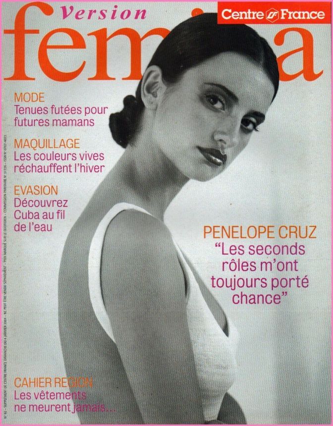 VERSION FEMINA magazine side cover Issue 92 4 January 2004