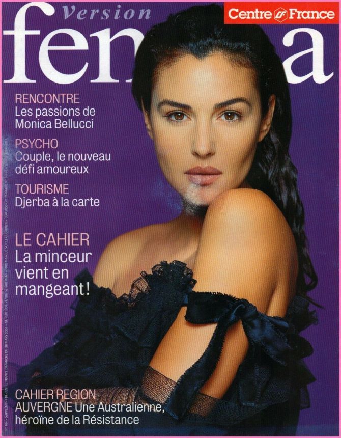 VERSION FEMINA magazine side cover Issue 104 28 March 2004