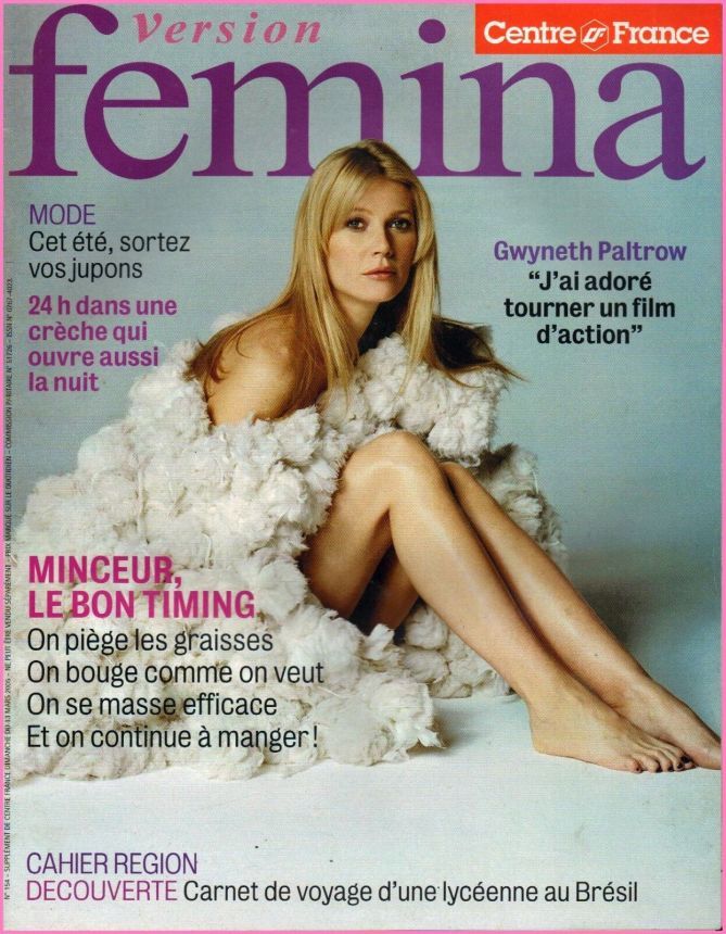 VERSION FEMINA magazine side cover Issue 154 13 March 2005