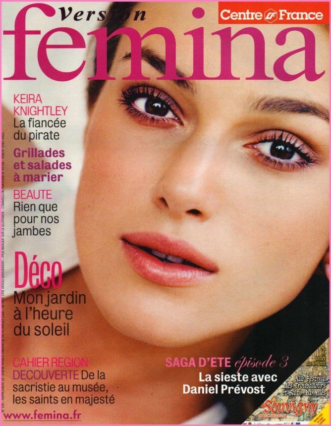 VERSION FEMINA magazine side cover Issue 226 30 July 2006