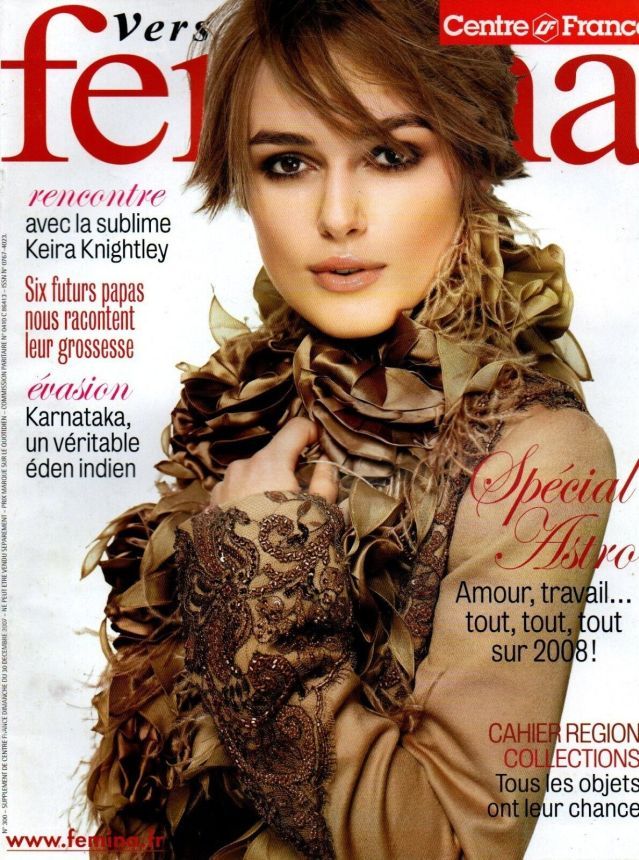 VERSION FEMINA magazine side cover Issue 300 30 December 2007