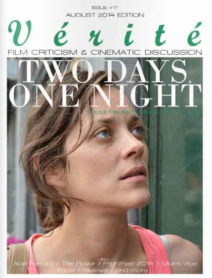 VERITE magazine side cover Issue 17 August 2014