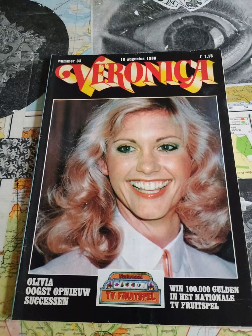 VERONICA magazine side cover Issue 33 16 August 1980