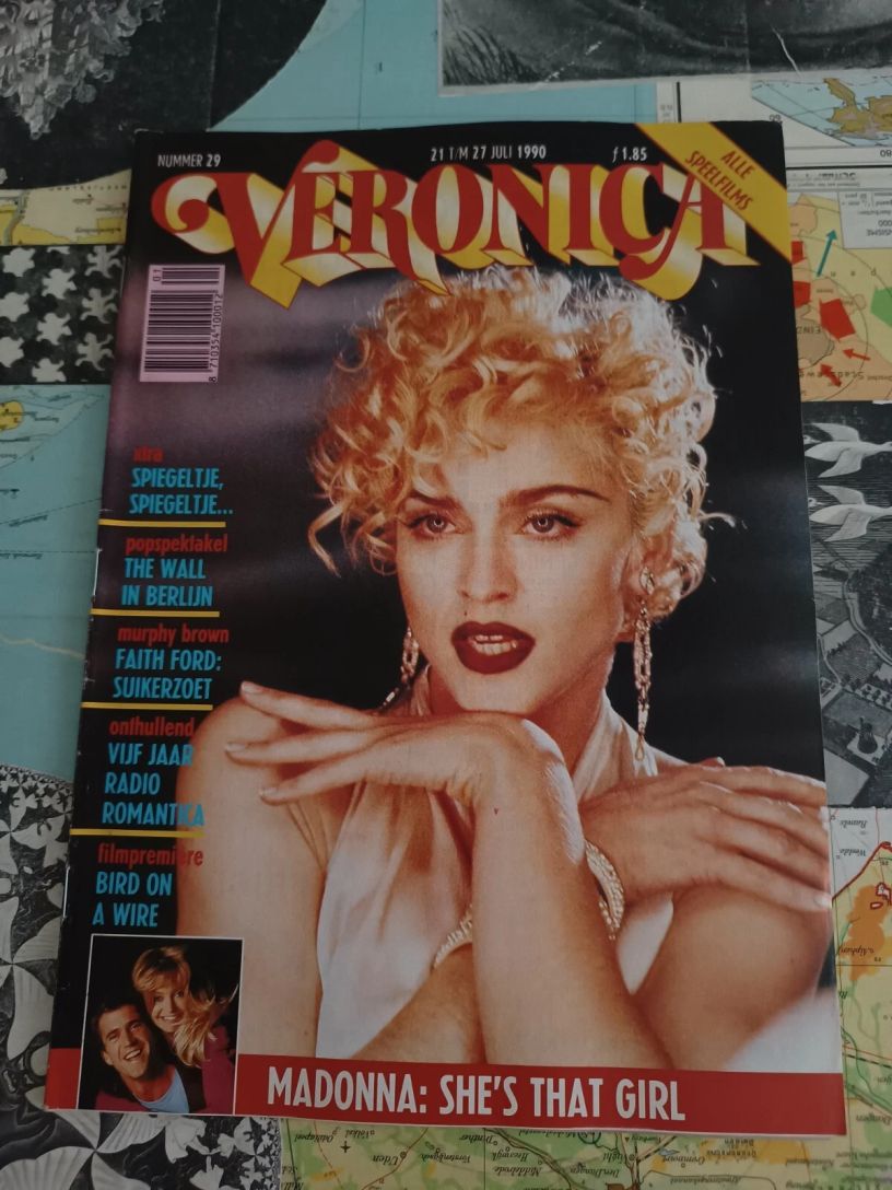VERONICA magazine side cover Issue 29 21 July 1990