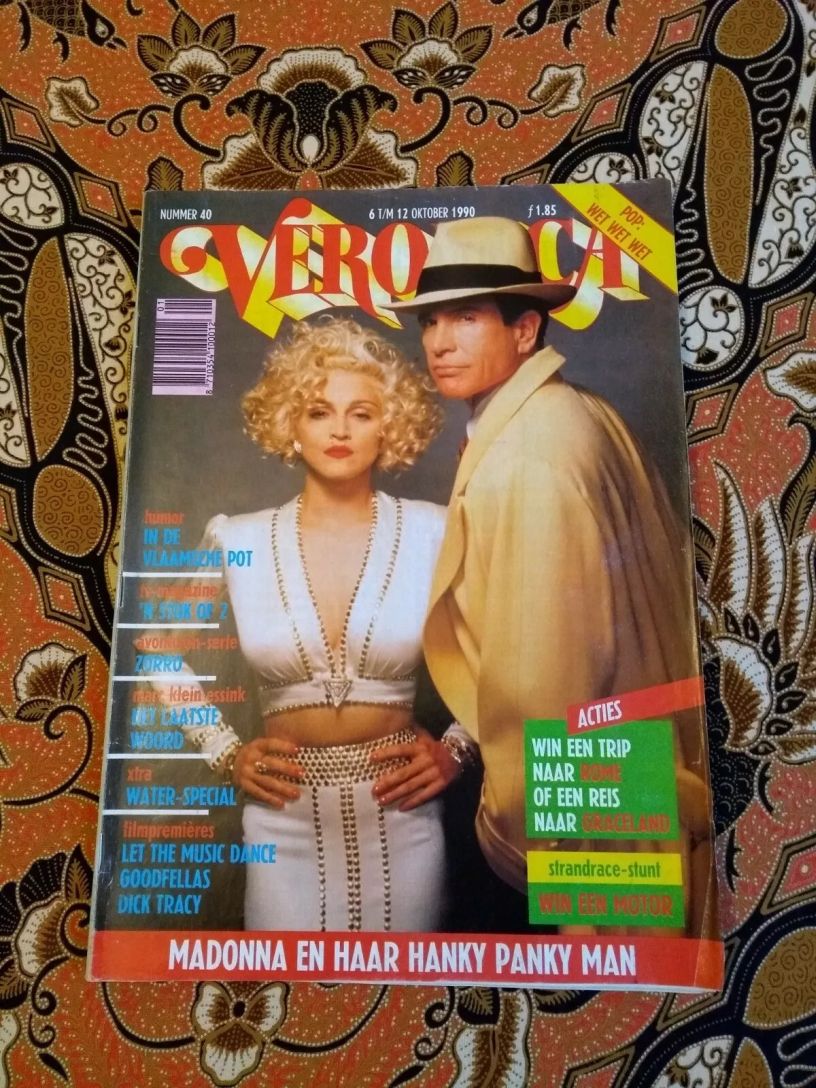 VERONICA magazine side cover Issue 40 6 October 1990
