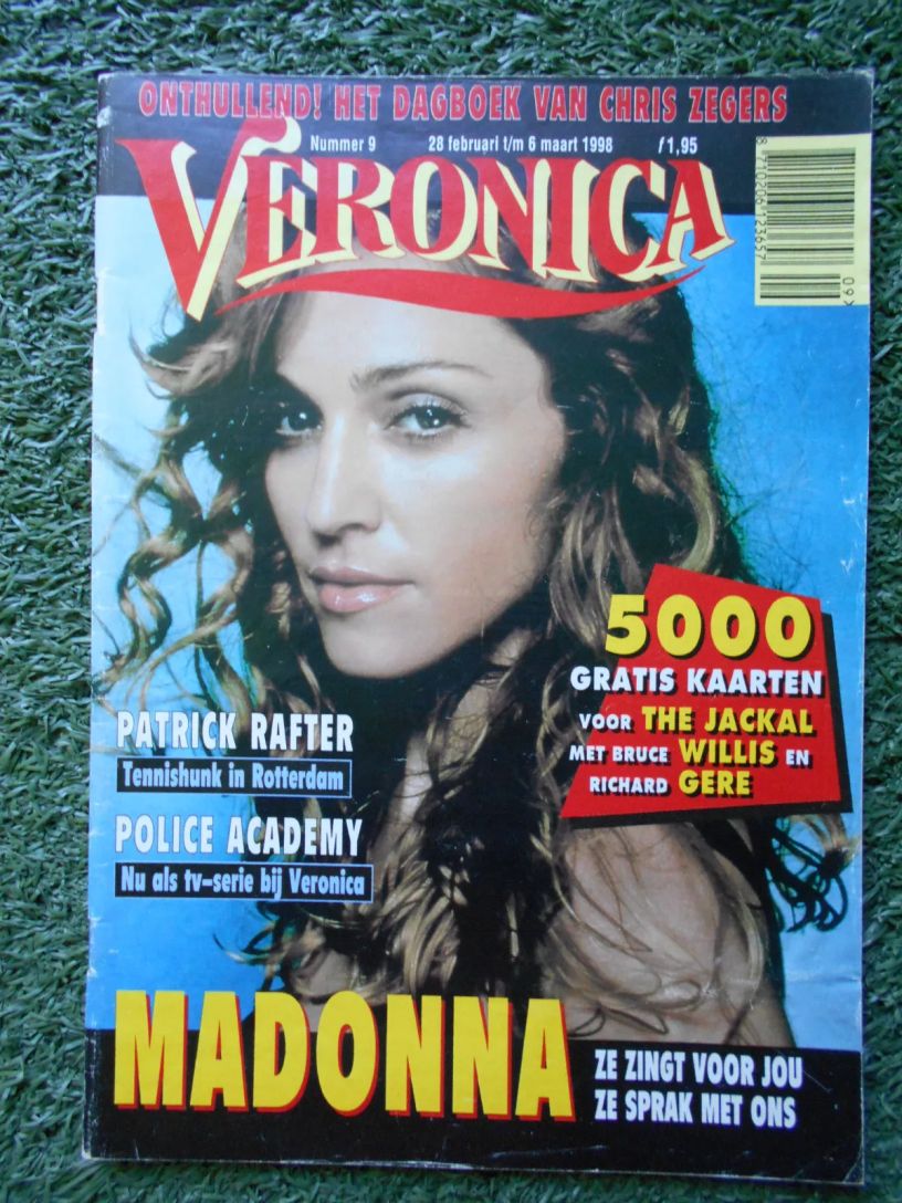 VERONICA magazine side cover Issue 9 28 February 1998
