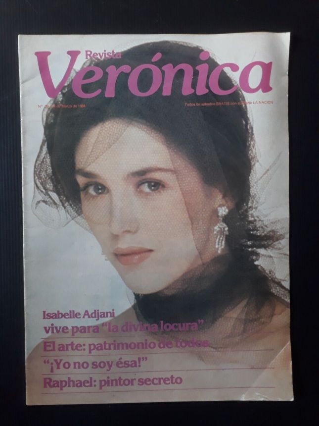 REVISTA VERONICA magazine side cover  March 1984