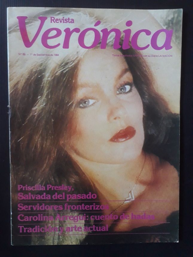 REVISTA VERONICA magazine side cover Issue 58 1 September 1984
